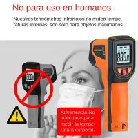 Termómetro Infrarrojo Digital No Contacto Láser Medidor De Temperatura Higrómetro Imager Sensor IR Termómetro -50~600°C - details 8