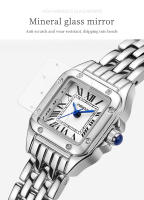 Reloj De Cuarzo Para Mujer Ultrafino De Acero Inoxidable Estilo Fashion Y Casual Resistente Al Agua Con Manos Luminosas Y Dial Circular - details 9