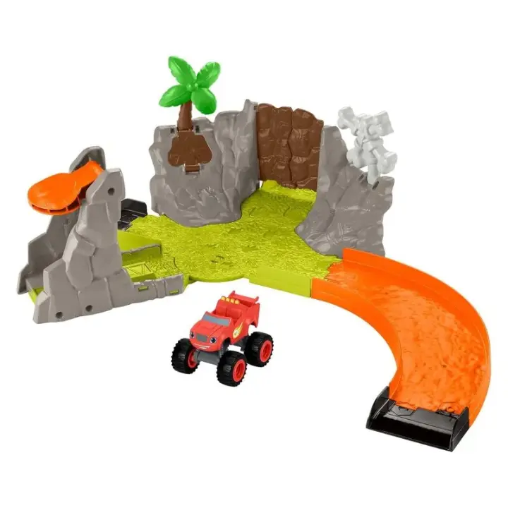 Set con propulsor Blaze y Monster Machines Slam & Soar Blaze HRB31 MATTEL - 1