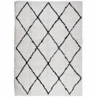 vidaXL Alfombra peluda de pelo largo moderna PAMPLONA 240x340 cm Color Antracita,  Beige,  Crema y mas Alfombras de área  Alfombra de Piso para Sala de Estar Dormitorio Habitación Salón - details 5