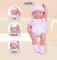 Muñeca Bebe Reborn De 35cm Silicona Realista Para Niñas Y Niños Muñeca Emoticon Llorando Juguete Interactivo Para Niños Mayores De 3 Años - details 2