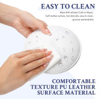 Almohadilla De Descanso Para Codos De Cuero Genuino De Microfibra No Slip Para Technicinas De Uñas Profesionales Para Salón De Manicura Y Peluquería - details 3