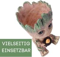 Figura de Acción decorativa para la mácula de Baby Groot, plantas, Jardín, balcón, pins de bolas Clásicas, artículo de FAN, regalo YO SOY Groot (Flor) 12,5x10x8 cm - details 0