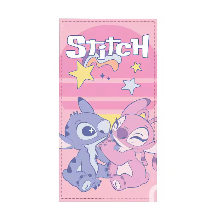 Stitch & Angel Toalla de Playa Tamaño 140x70cm 100% Poliéster 250gsm Toalla de Verano Piscina Baño - 1