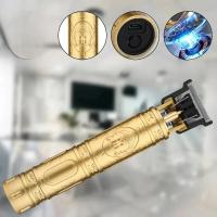 Cortadora De Pelo Eléctrica Vintage T9 Para Hombres Recargable Barber Trimmer De Acero Inoxidable Longitud De Corte 0.5-1 Mm - details 3
