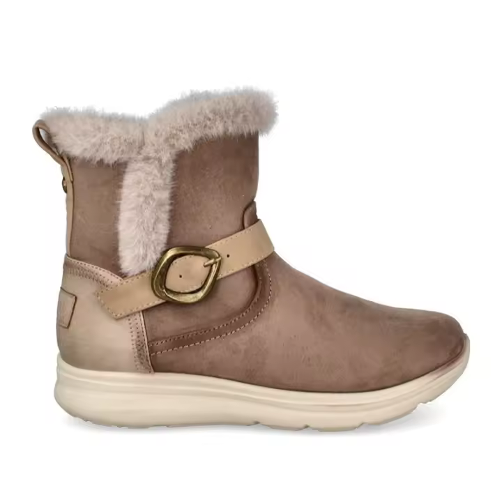 AMARPIES AMD29431BEIG BOTIN PELO CORREA HEBILLA BEIG 36939 25I - 1