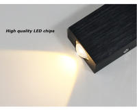 Lámpara De Pared LED Para Decoración De Hogar Moderna Y Minimalista Para Dormitorio Sala De Estar Pasillo Hotel Luz Cuadrada - details 8