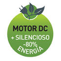 Wonderlamp Ventilador LED con aspas retráctiles Perla Mini CCT (35W) mando a distancia incluido - details 0