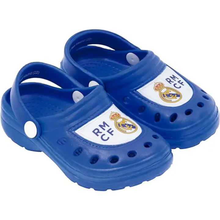 Sandalias Niño Real Madrid Azules Estampadas Oficiales - 1