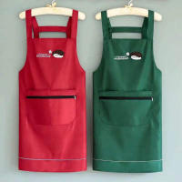 Aguasalo Apron De Cocina Con Bolsillos Y Cierre De Cremallera Fabricado En No-Vuelta Tela Moda Doméstica Para Uso En La Casa - details 6