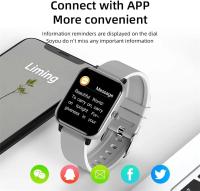 Reloj inteligente deportivo y de fitness de 1,54 pulgadas, reloj inteligente con Bluetooth IP67 resistente al agua, lector de actividad y probador de agua, pantalla LCD táctil a todo color, con monitor de frecuencia cardíaca/sueño, para Android e iOS - details 3