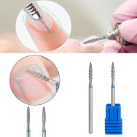 Broca De Uñas Para Taladro Diamante Torbellino Cutter De Cutícula Herramienta De Manicura Y Pedicura Burro De Giro Cabeza De Trituración Espiral Suministros De Belleza - details 0