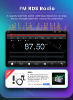 Navifly Radio De Coche Con Navegación GPS 7 Pulgadas Android Multimedia 2DIN Sistema Inteligente Compatible Con General Motors Soporte WiFi Y Control Del Volante - details 18