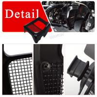 Cubierta De Barra De Radiador Y Spoiler Frontal Para Harley Road King Electra Street Glide FLHR FLTRX 17-2025 Negro Brillante Accesorio De Motocicleta - details 2