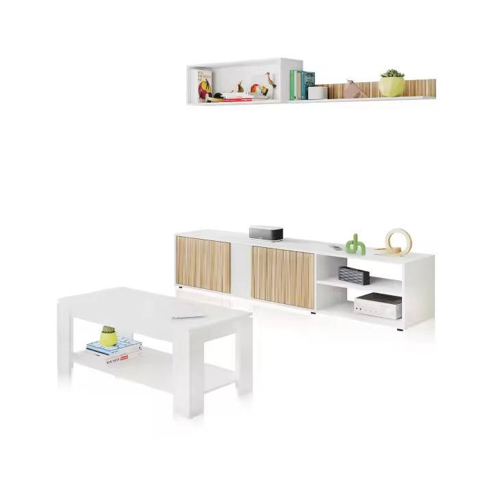 Duehome - Pack salón con mesa de centro Alix Plus - 1