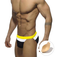 Bikini De Baño Para Hombre Sexy Briefs Estrecho Y Elástico Traje De Natación Deportivo De Playa Marca Surf Verano Push-up Swimwear - details 7