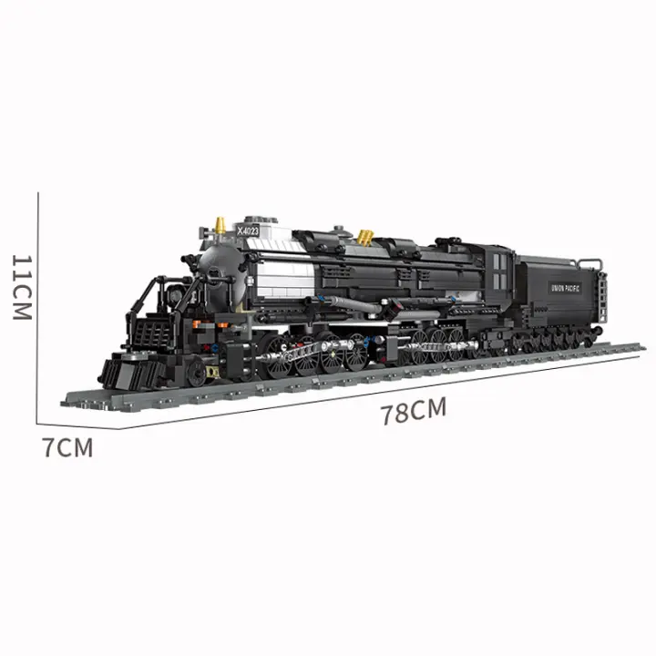 Jiestar Modelo De Tren De Vapor Creativo Bigboy Bloques De Construcción Modulares Para Expresión Ferroviaria Juguetes Para Niños Y Niñas De 6 a 12 Años - 1