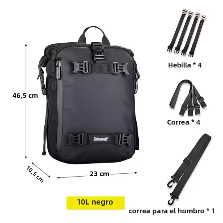 Bolsa De Silla Trasera Para Motocicleta 10/20/30L Impermeable Multifuncional Equipaje Lateral Universal Bolsa De Ciclismo - 1