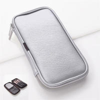 Bolso Plegable Para Maquillaje De Mujer Organizador De Viaje Con Cierre De Cremallera Estuche De Cosméticos Para Herramientas De Belleza Y Accesorios De Limpieza Pouch De PU Fashion - details 3