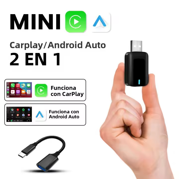 Adaptador Inalámbrico CarPlay Android Auto Para Opel Astra Corsa Insignia Mokka Zafira Crossland X Bluetooth WiFi Rápido Plug And Play - 1