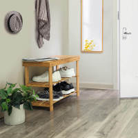 Banco zapatero de bambú, 3 estantes, 70x28x45 cm, ideal para entradas, baños, salas de estar y pasillos, color blanco o madera - details 7