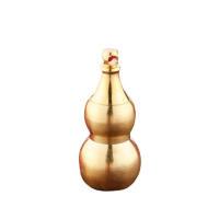 Brass Gourd Tradicional Chino De Feng Shui Para Mejorar La Salud Y Atracción De La Suerte Decoración Budista Para El Hogar - details 7