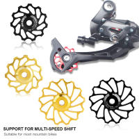 Rueda De Guía Trasera MEIJUN De Cerámica Para Bicicleta Paquete De 1 Par Resorte De Rodamiento Rueda De Rodillero Pulida De Aluminio - details 1