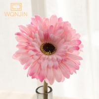 5PCS Decoración De Girasol Chrysanthemum Artificial Silken Colorido Small Daisy Arreglo Floral Para Casa Boda Estilo Girasol Gerbera - details 11