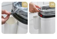 Bandeja De Basura De Cocina Grande Capacidad 10/12L Impermeable Tipo Empuñadura Para Cocina Y Baño Recipiente De Residuos - details 19