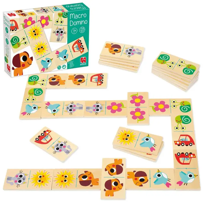 Juguetes Juegos de mesa Goula Dominó Macro Multicolor - 1
