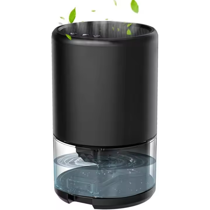 Deshumidificadores para el hogar, deshumidificador doméstico pequeño y silencioso de 1000 ml con Luces de atmósfera de Siete Colores, purificador de secador de Aire portátil de 350 ml/D para Cocina - 1