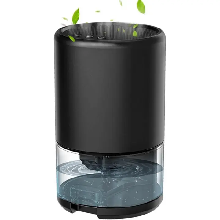Deshumidificadores para el hogar, deshumidificador doméstico pequeño y silencioso de 1000 ml con Luces de atmósfera de Siete Colores, purificador de secador de Aire portátil de 350 ml/D para Cocina - 1