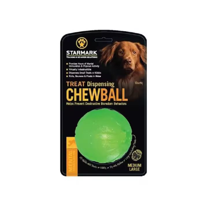 Platz K9 S.L. Pelota Dispensadora de Golosinas para Perros - Estimulante para Reducir la Ansiedad y el Aburrimiento - Rellenable y Resistente - 1