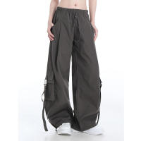 Pantalones Cargo Americanos Para Mujer Estilo Harajuku Y2K High Street Con Grandes Bolsillos Pantalones Anchos De Otoño Para Baile De Jazz Hip-Hop - details 3