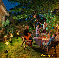 Lámpara De Jardín Solar Con Ángel Y Vaso De Vidrio Grieta Decorativo Luz De Camino Solar Fuente De Energía LED Protección IP65 - details 7