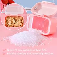 Dosificador Leche En Polvo, 400ML Un toque Dispensador Leche En Polvo Bebe, Dosificador Leche En Polvo Bebe, con cubierta de anillo de silicona sellada(verde) - details 3