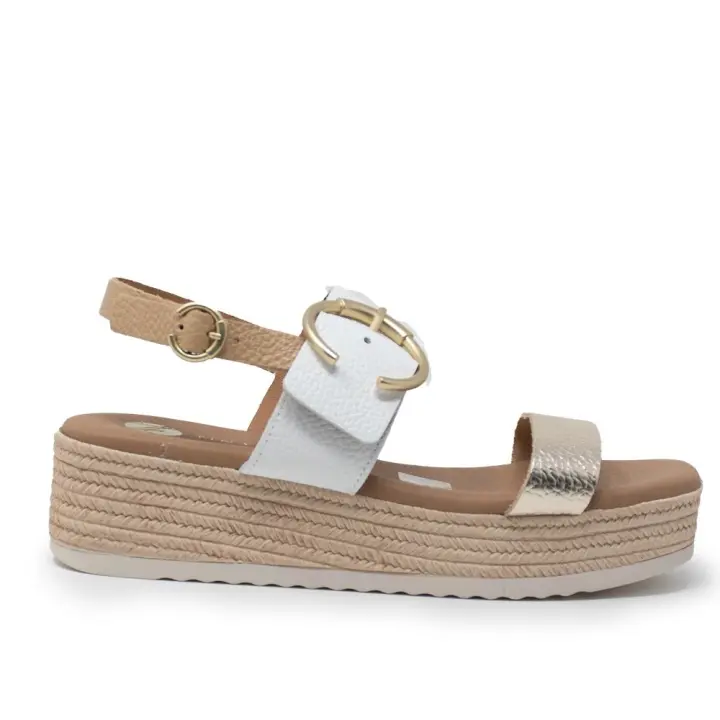 Sandalias plataforma mujer TINA KIZ 5705 BLANCO SANDALIA HEBILLA PLATAFORMA BLANCO 35154 25V - 1