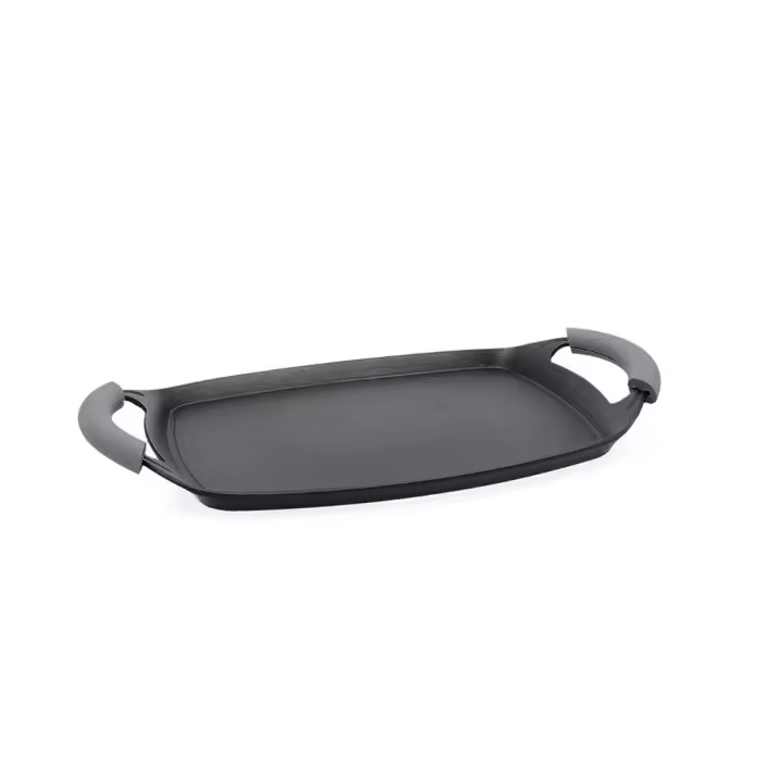 QUID PLANCHA ASAR ÉBANO 36x23 CM - ALUMINIO FUNDIDO - INDUCCIÓN - 1