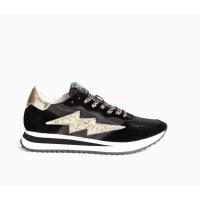 Zapatilla sneaker rayo mujer con brillo dibujo leopardo - details 2