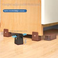 4PCS Alzas De Silla Ajustables Con Tornillo Y Abrazadera 2 4 Pulgadas Altura Resistente Para Sofá Mesas Cama Muebles - details 5