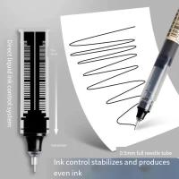 Juego De 10 Bolígrafos De Gel De Alta Calidad Tipo Aguja Para Escuela Y Oficina Suministros Kawaii De Plástico Punto De Escritura 0.5mm - details 0