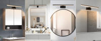Aigostar Lámpara LED de Espejo 40cm 8W 560LM Lámpara de Baño Amarillo Cálido 4000K Lámpara LED de Pared IP44 230V Luz de Espejo de Baño de Apliques Espejo de Baño - details 11