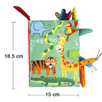 Libro De Tela Para Bebés Juguete De Desarrollo Temprano Montessori Actividad Sensorial Blanco Y Negro Para Niños De 0 a 12 Meses Regalos Para Bebés - details 13