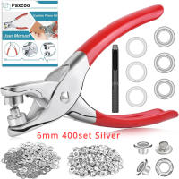 Kit De Herramientas Para Ojales Y Ganchos Metálicos 6/12mm 150/320/400 Piezas Para Manualidades Y Costura De Cuero Ropa Cinturones Sombreros - details 3