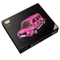 Bloques De Construcción Miniatura LOZ Rosa Convertible Modelo De Coche De Partículas Pequeñas Juguete Educativo Para Niños - details 8