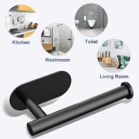 Toilet Roll Holder Self Adhesive, SUS 304 Stainless Steel Wall Mounted Toilet Paper Holder for Bathroom,Toilet, Kitchen,- No Drilling - details 4