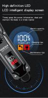 Cortador De Pelo Eléctrico Hiena HYN-212 Recargable Sin Cable Para Hombres Potente Con Ajuste De Longitud Y Recarga Rápida Trimmer De Barba Herramienta De Peluquería - details 9