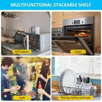 Rack De Air Fryer En Acero Inoxidable 1/2/3 Capas Grill Deshidratador Rack Plegable Accesorios Cocina Herramientas De Cocina - details 4