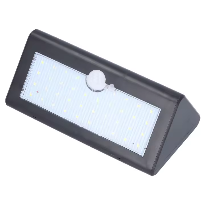 Luz de pare Solar 38LEDs lámpara de pare con detección de Movimiento humano para Exterior impermeable Hogar Balcón patio Jardín Sendero - 1