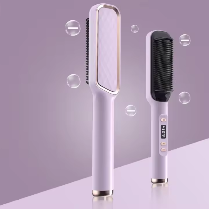 Peine alisador de Cabello negativo, peine alisador de Cabello de Iones negativos, peine de anillo de Cabello Caliente - 1